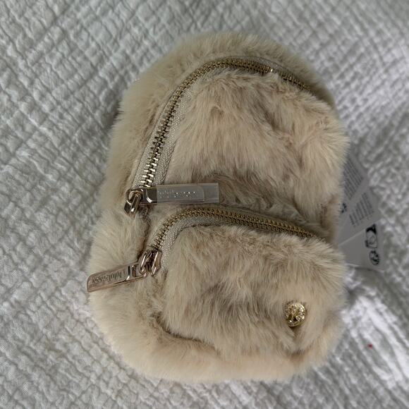 Lululemon Mini Fur Backpack, Bagcharm, Keychain Everywhere Nano Backpack NWT